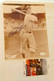 Ralph Kiner Signed Autographed 8x10 Photo JSA COA Pirates Cubs Indians MLB HOF Baseball