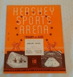 Vintage 1940 1941 Hershey Bears Complete Program Guide Magazine War Time WW2 AHL Hockey Minors Ads