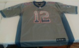 Tom Brady Nike Onfield NFL Football Jersey #12 Patriots Gray Alternative Size 56 Adult