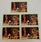 5 Michael Jordan Basketball NBA Bulls Promo Card Lot Golf 1994 Convention Foil MLB White Sox HOF
