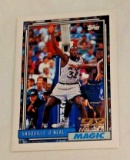 Vintage 1992-93 Topps #362 Rookie Card Shaquille O'Neal Shaq RC Sharp Magic HOF NBA Basketball