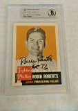 1953 Topps Archives Autographed Signed BAS Beckett Slabbed Robin Roberts HOF Phillies Orioles