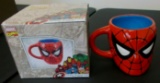 Marvel Comics Spider-Man Coffee Mug New MIB Stan Lee Face Figural Peter Parker Spiderman