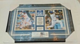 Yasiel Puig 8x10 Photo Framed Matted Display Los Angeles Dodgers MLB 1st 2nd Home Run Ticket 19x27