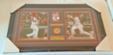 Bryce Harper Dual Photo Jersey Card MLB Nationals Phillies Framed Matted Cave MVP 16x27 MLB