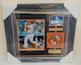 Chris Davis Autographed Signed Insert Card Patch Photo Framed Matted Orioles MLB Display COA 19x20