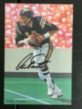 Dan Fouts Chargers Vintage Autographed Signed Goal Line Art Card NFL Football #'d COA GLAC