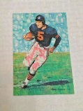 George McAfee Bears Vintage Autographed Signed Goal Line Art Card NFL Football #'d COA GLAC