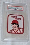 Vintage 1978 Penn Baseball Patch Pete Rose Reds Phillies PSA GRADED 8 NM-MT Low Pop Rare GRADED