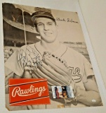 Vintage Rawlings 1960s Signed Autographed Store Display Poster Brooks Robinson 22x28 JSA Orioles HOF