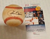 Johnny Oates Signed Autographed Vintage Budig OAL ROMLB Baseball JSA COA Orioles Manager Rangers