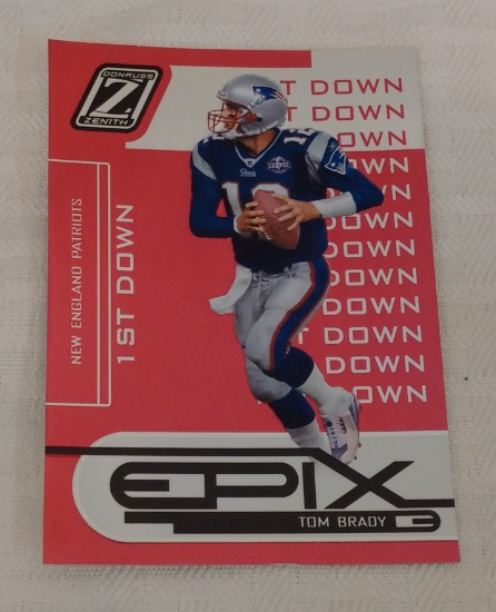 2005 Donruss Zenith Epix NFL Football Insert Card 106/250 Tom Brady Patriots Buccaneers