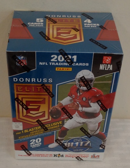 2021 Donruss Elite NFL Football Sealed Card Wax Box Potential Brady Mahomes Allen Rodgers Herbert