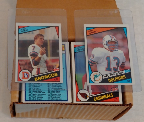 Vintage 1984 Topps NFL Football Card Complete Set Pack Fresh Overall Elway Marino Long Dickerson RC