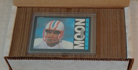 Vintage 1985 Topps NFL Football Complete Card Set Warren Moon RC Rookies Stars HOFers