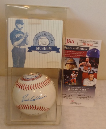 Richie Ashburn Autographed Signed HOF Museum Baseball JSA COA Phillies Mets