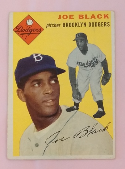 Vintage 1954 Topps MLB Baseball Card #98 Joe Black Dodgers