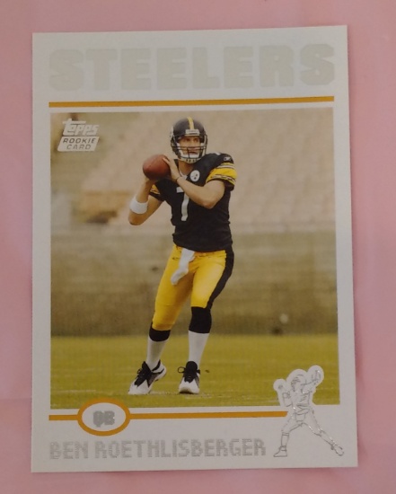 2004 Topps NFL Football Rookie Card RC #311 Big Ben Roethlisberger Steelers