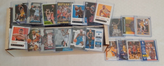 2 Row NBA Basketball Card Lot All Time Top 50 Scorers Toploaders Jordan LeBron Kobe Curry Kareem