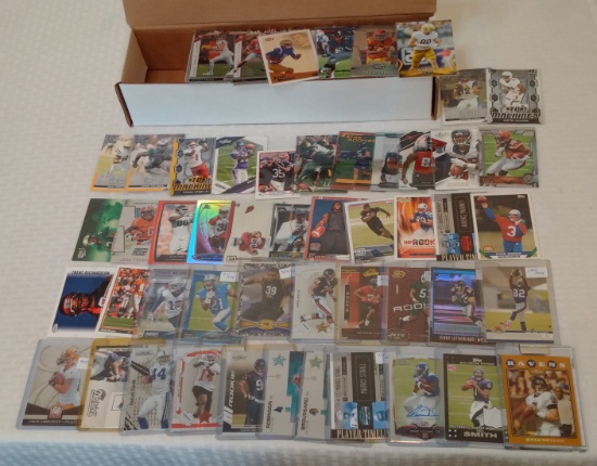 550 NFL Football Card Lot All Rookies Autographs Jerseys Parallel Inserts Long Box #1