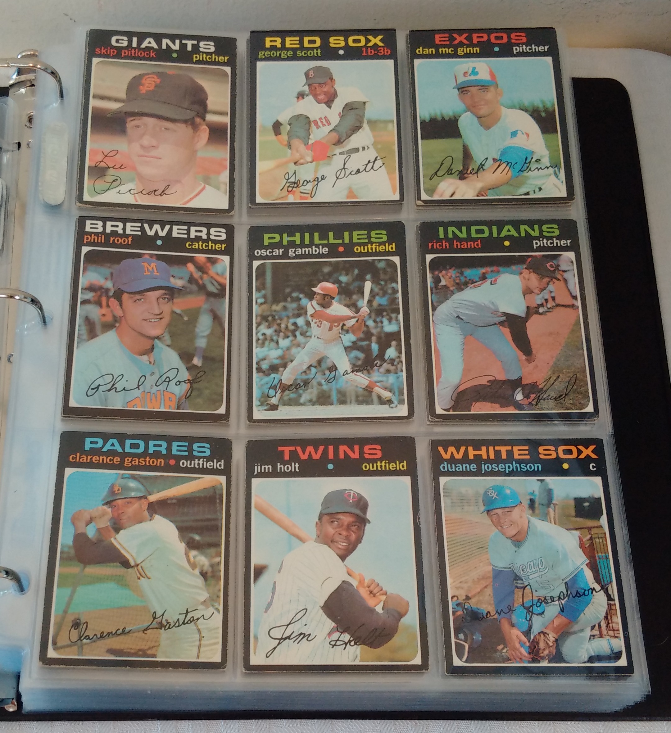 395 Vintage 1971 Topps MLB Baseball Card Album | Proxibid