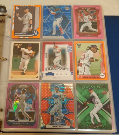 460 MLB Baseball Color Insert Parallel Card Lot Modern Panini Trout Acuna Soto Ryan Judge Jeter Cal