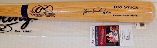 Fergie Jenkins Autographed Signed MLB Full Size Baseball Bat Rawlings JSA COA HOF Inscription MLB