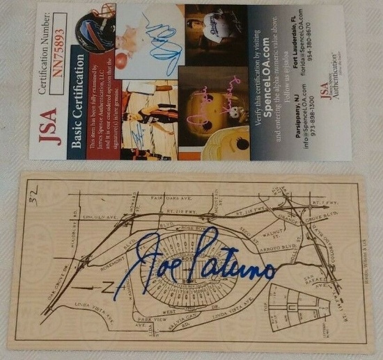 1/1 Joe Paterno Coach 1995 Authentic Rose Bowl PSU Autographed Signed Ticket Stub Penn State JSA COA