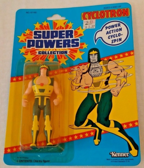 Vintage 1985 Kenner DC Super Powers Figure MOC 33 Back Rare Cyclotron Higher Grade AFA Ready Toy