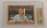 2007 Bowman Heritage MLB Baseball SP Card Mickey Mantle Yankees BGS 9.5 GEM MINT 1955 HOF