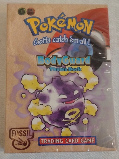 Rare Early 1999 POKEMON Bodyguard CCG Card Theme Deck Set Complete Factory Sealed Fossil