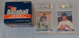 Vintage 1984 Fleer Update Baseball Complete Factory Card Set Rookies Puckett BGS 8.5 Clemens 9 MINT
