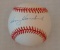 Harry Hannebrink Autographed Single Signed ROMLB Baseball Bill White ONL Phillies