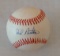 Dick Ruthven Autographed Signed ROMLB Baseball Bill White Ball ONL Phillies