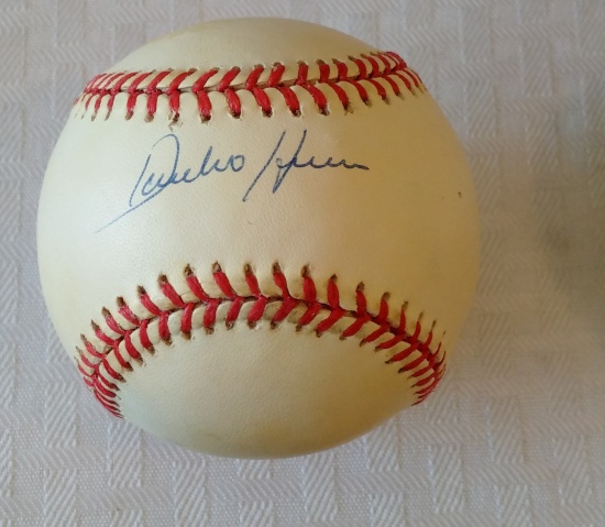 Pancho Herrera Autographed Single Signed ROMLB Baseball Coleman ONL Ball Phillies