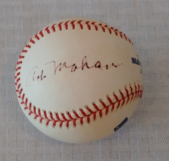 Art Mahan Autographed Single Signed ROMLB Baseball MLB Ball Phillies