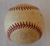 Vintage 1961 Buffalo Bisons Minor League Team Signed Baseball