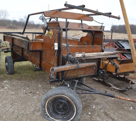 HORSE DRAWN PASS. WAGON