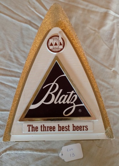 Blatz 1970 3-D Sign