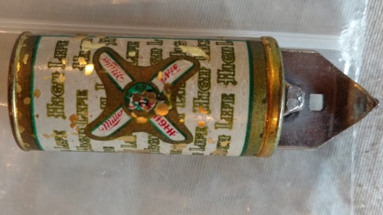 Made in West Germany Miller Beer Can Opener (Spring is broken )