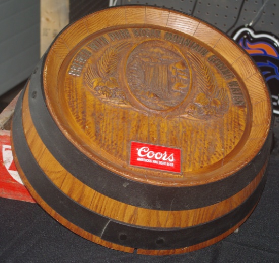 Coors Barrell Front Adveritsing Piece