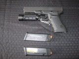 Glock 21C .45 Cal. With Railmount tac Light, and 2 Clips, SN DMB335