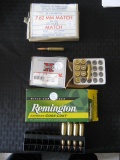 7.62 mm Match, 8Rds., Remington .308 Win. 7Rds, .45 Colt Winchester X, 8 Rds. All one money