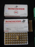 2X THE MONEY .357 125 gr. Full Metal Jacket Winchester 50Rds per box.