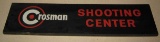 Crossman Shooting Center Display Sign
