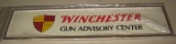 Winchester Gun Advisory Center Plastic Wall Sign, N.O.S.