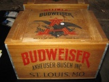Budweiser Anheuser Busch INC Beer Wooden Box