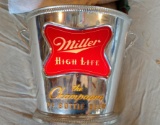 Miller High Life Champagne Bucket Light. WORKS