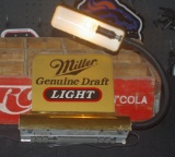 Miller Genuine Draft Beer Register Light, RARE, HARD TO FIND!
