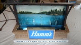 Hamm's Hanging Light, Missing Lower hanging Logo, WORKS RARE
